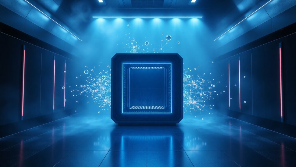 Flux_Schnell_A_sleek_futuristic_quantum_computer_dominates_the_0